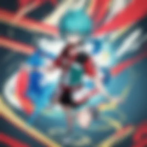 Abstract Beyblade Burst Character Artwork