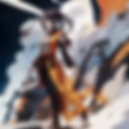 A vibrant scene from Naruto Shippuden showcasing iconic characters.