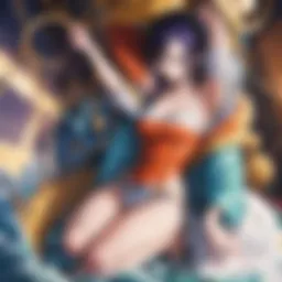 A captivating scene from One Piece featuring iconic characters