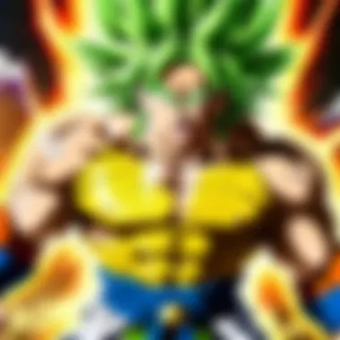 Broly's Legendary Transformation Broly's transformation into a legendary warrior