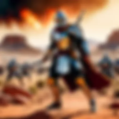 Pivotal Battle Scene A captivating scene depicting a pivotal battle within the Lodos War narrative.