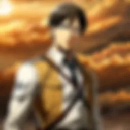 A detailed illustration of a key character from AOT: The Book, showcasing their emotional depth and complexity.