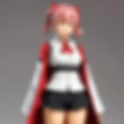 A visual representation of the protagonist's transformation from weakness to strength.