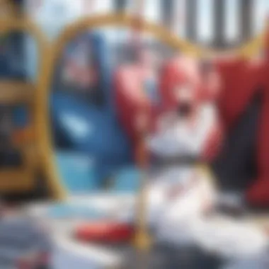Cultural significance of Bandai games in the anime gaming landscape portrayed artistically