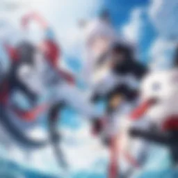 Artistic representation of Bandai's strategic collaborations in the anime industry