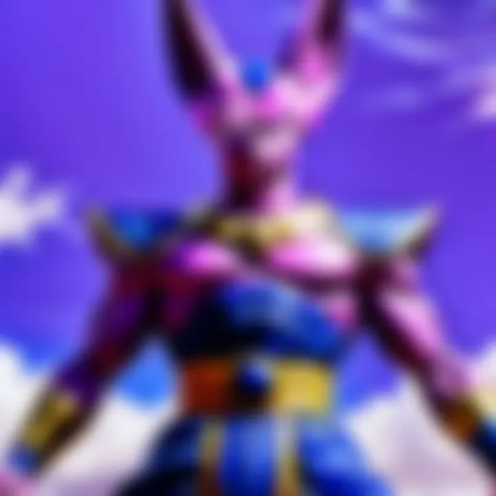 The serene yet powerful visage of Beerus, the God of Destruction