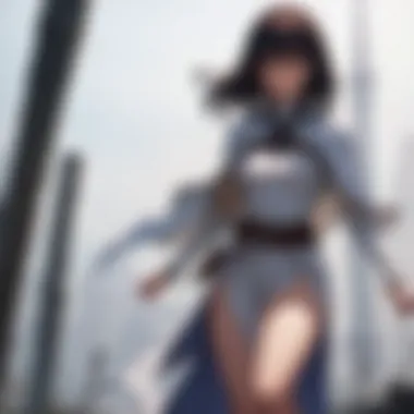 Casca: A Journey Through Shadows A serene image of Casca reflecting on her past