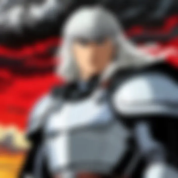 An engaging portrayal of Griffith from Berserk