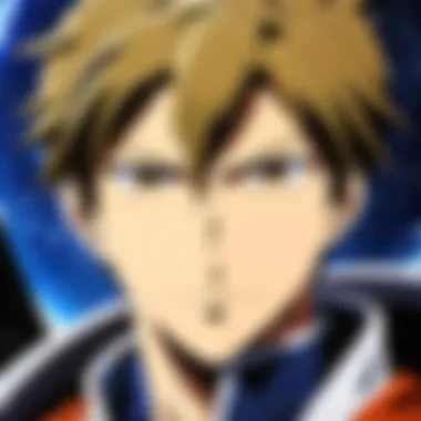 Dynamic Action in Anime A captivating scene from a popular anime series showcasing vibrant characters and dynamic action.