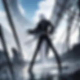 A dynamic illustration capturing the essence of Bleach's iconic Soul Reapers in battle.