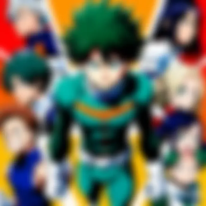 Iconic characters showcasing their unique abilities