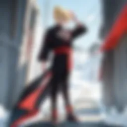 Boruto and Naruto in a pivotal moment of the film