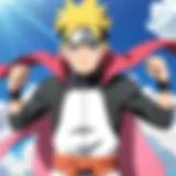 Boruto character in a pivotal scene