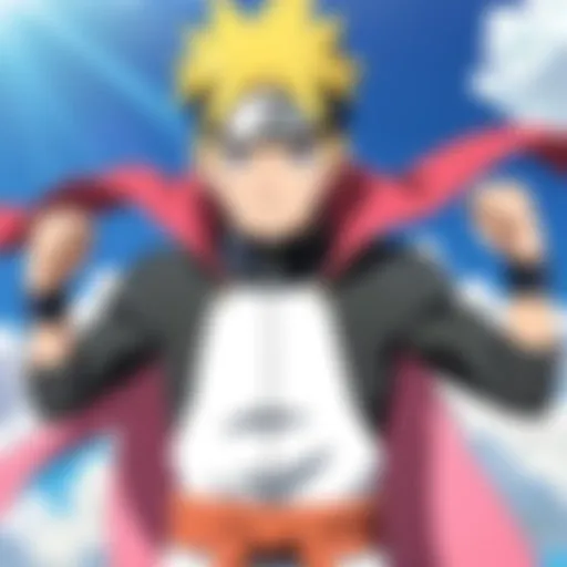 Boruto character in a pivotal scene