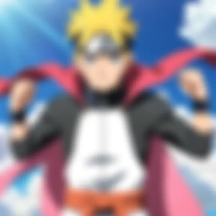 Boruto character in a pivotal scene