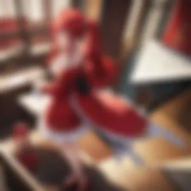 Red-Haired Character Artwork Captivating Red-Haired Character Art