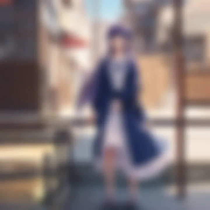 A close-up of the main character, Chihaya, reflecting her determination.