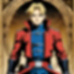 Artistic representation of the FMA manga box set featuring iconic characters