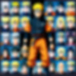 The main characters of Naruto engaged in a pivotal moment.