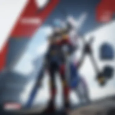 Creative Customization of Gundam Models A customized Gundam model showcasing unique paintwork and modifications, exemplifying creativity.