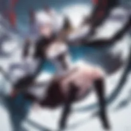 Abstract representation of Demon Slayer fan community on YouTube