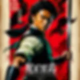 Demon Slayer film poster highlighting main characters