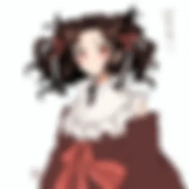 Nezuko Kamado's Transformation An artistic depiction of Nezuko Kamado in her demon form, highlighting her unique features.