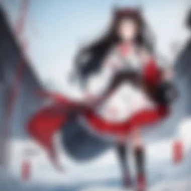 Nezuko's Inner Struggle An evocative artwork featuring Nezuko in her demon form, symbolizing the duality of her character.
