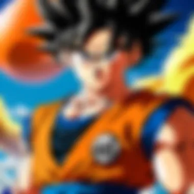 An artistic portrayal of the thematic elements of Dragon Ball Z Super