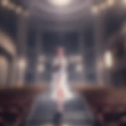 Enchanting Concert Hall with Ethereal Lighting