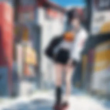Unique Anime Artistry A creative depiction of anime production elements highlighting unique artistry