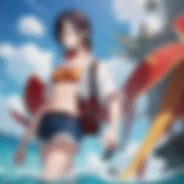 The Future of One Piece: Digital Evolution Futuristic design symbolizing the evolution of anime consumption