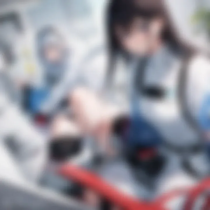 Abstract digital illustration symbolizing the future of manga consumption