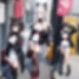 Virtual Girlfriend Avatar Evolution Abstract representation of a digital girlfriend avatar