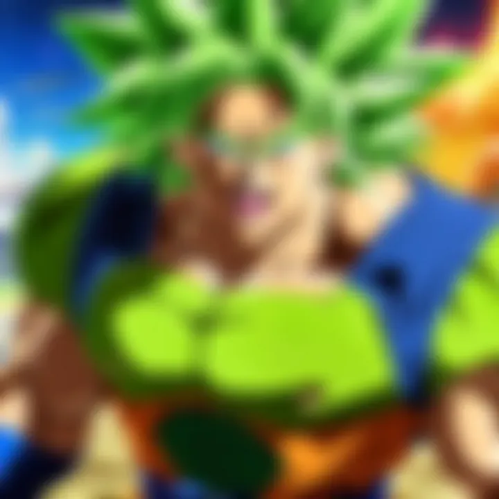 Broly's character evolution throughout the film