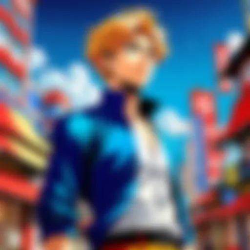 A vibrant manga cover showcasing a fantastical world