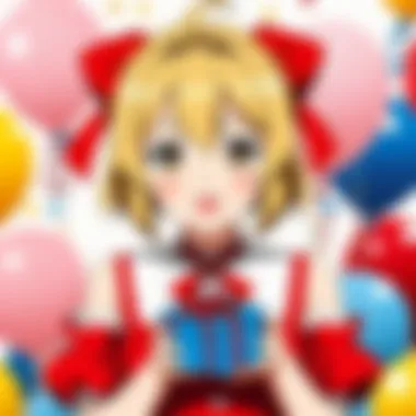 Emotional Resonance of Anime Birthday Cards Anime birthday card with heartfelt message