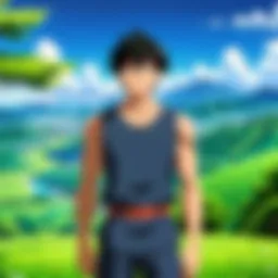 A vibrant collage depicting various anime genres available on Funimation