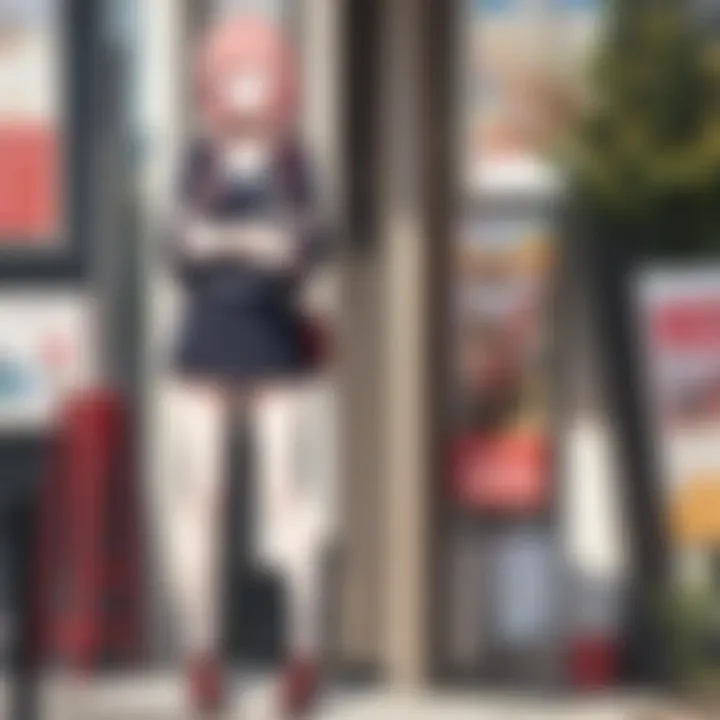 A cozy café decorated with anime posters, filled with fans enjoying discussions