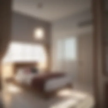 Ambient Lighting Enhancing Anime Decor An anime-inspired nightstand with ambient lighting and decor elements.