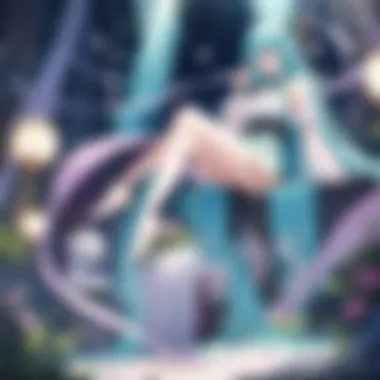 Enchanting Forest of AnimeLogix Artistic portrayal of a mystical forest inhabited by anime characters