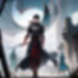 Mysterious protagonist wielding the Dragon Slayer sword