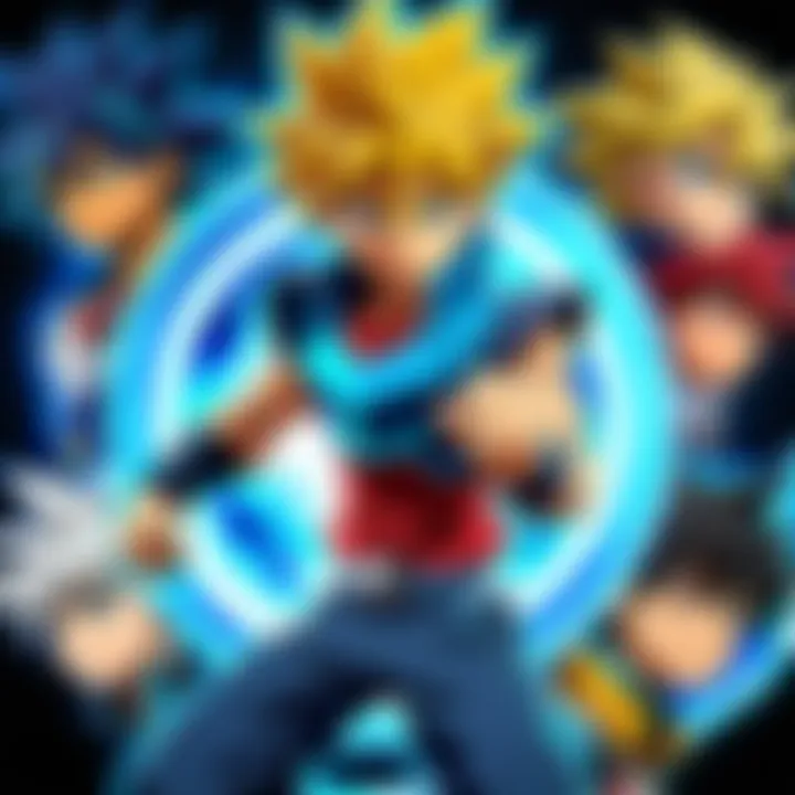 Character development moments from Beyblade Burst Surge highlighting key relationships and growth.