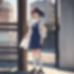 A serene landscape representing the emotional depth of Clannad