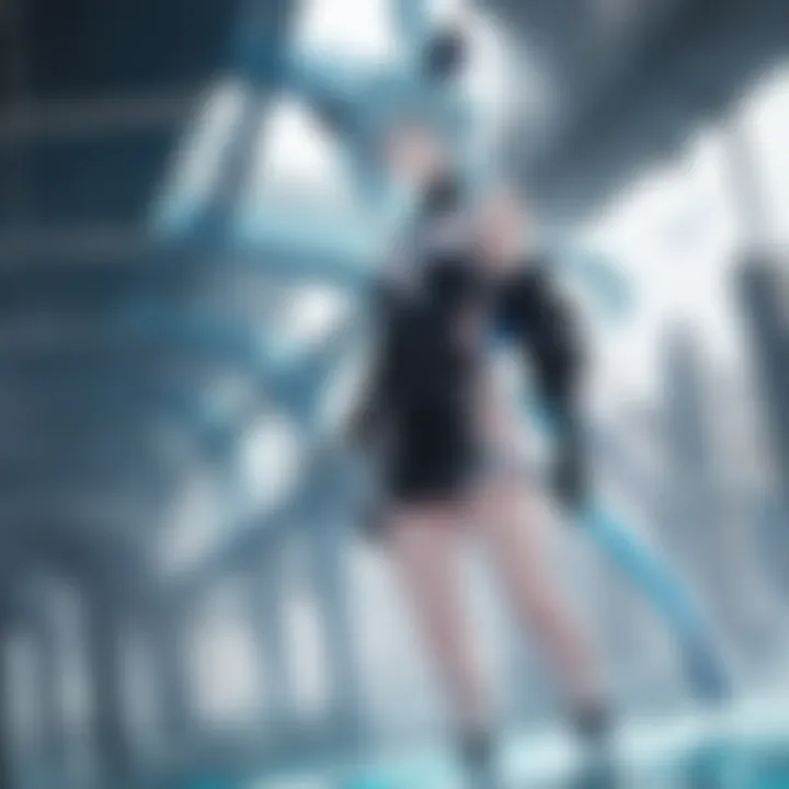 A detailed character portrait highlighting the depth and design of the protagonist