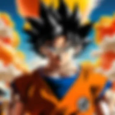 Artistic representation of Dragon Ball's cultural impact.
