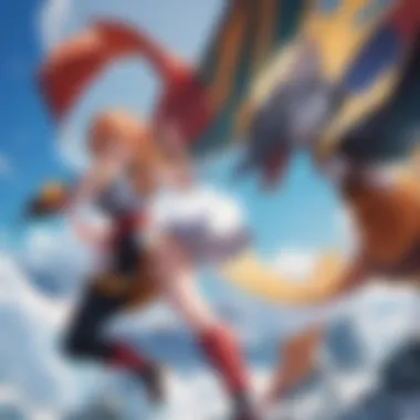 Fierce Battle Epic clash between two formidable foes