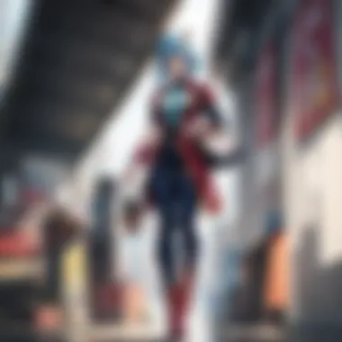 Heroic Confrontation Legendary hero facing ultimate challenge