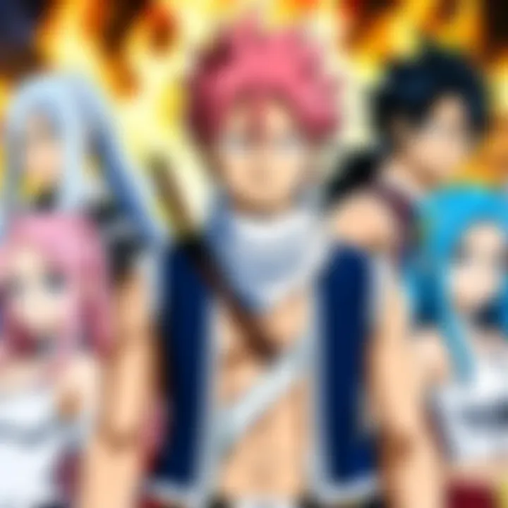 The cultural impact of Fairy Tail depicted through fan art