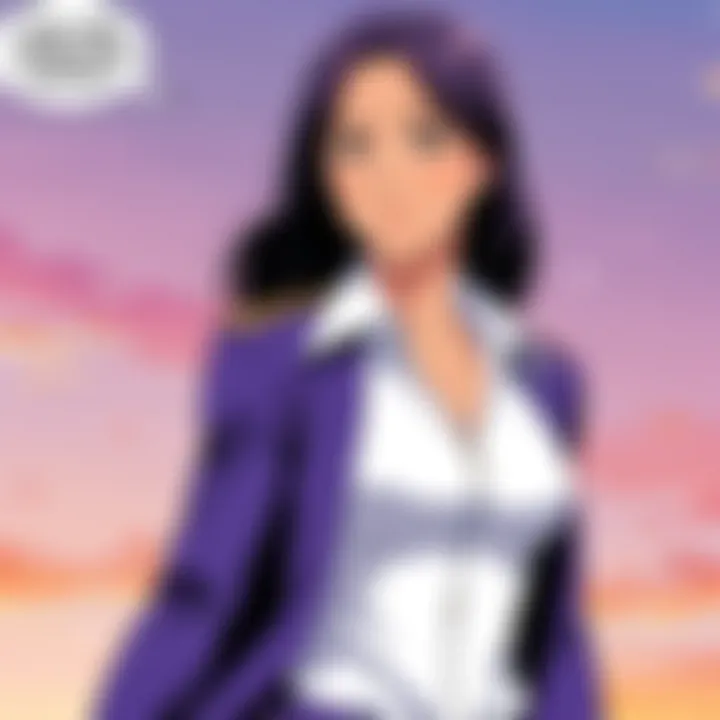 Art depicting a scene from a popular yuri comic, capturing the essence of its storytelling.